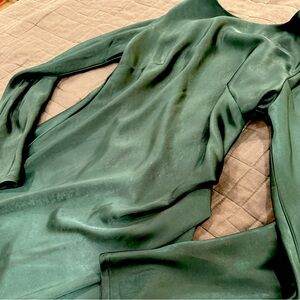 Metallic Green Dress